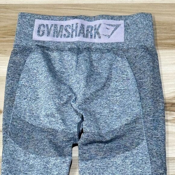 Gymshark High Waisted Flex Grey Pink Leggings Women’s Small - Picture 3 of 4